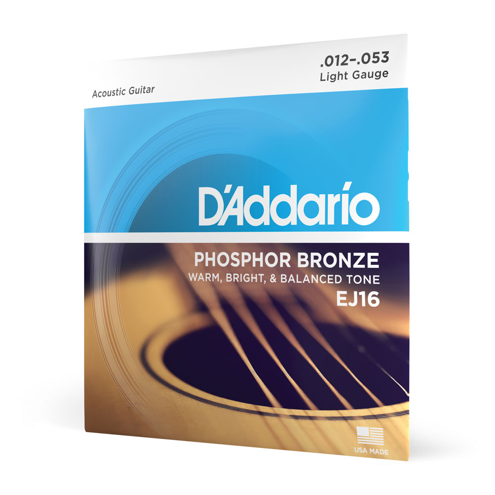 Encordoamento Daddario Violão 012 phosphoro bronze