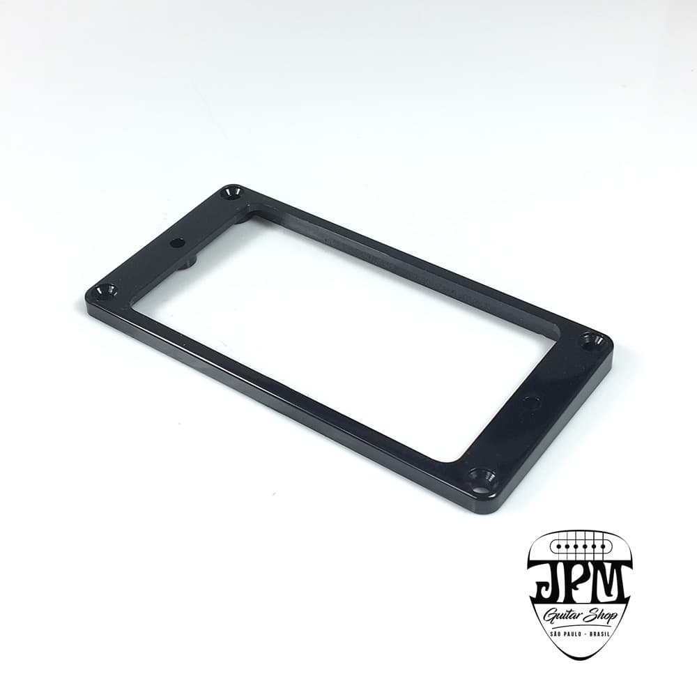 Moldura Humbucker Braço Preta Base Reta