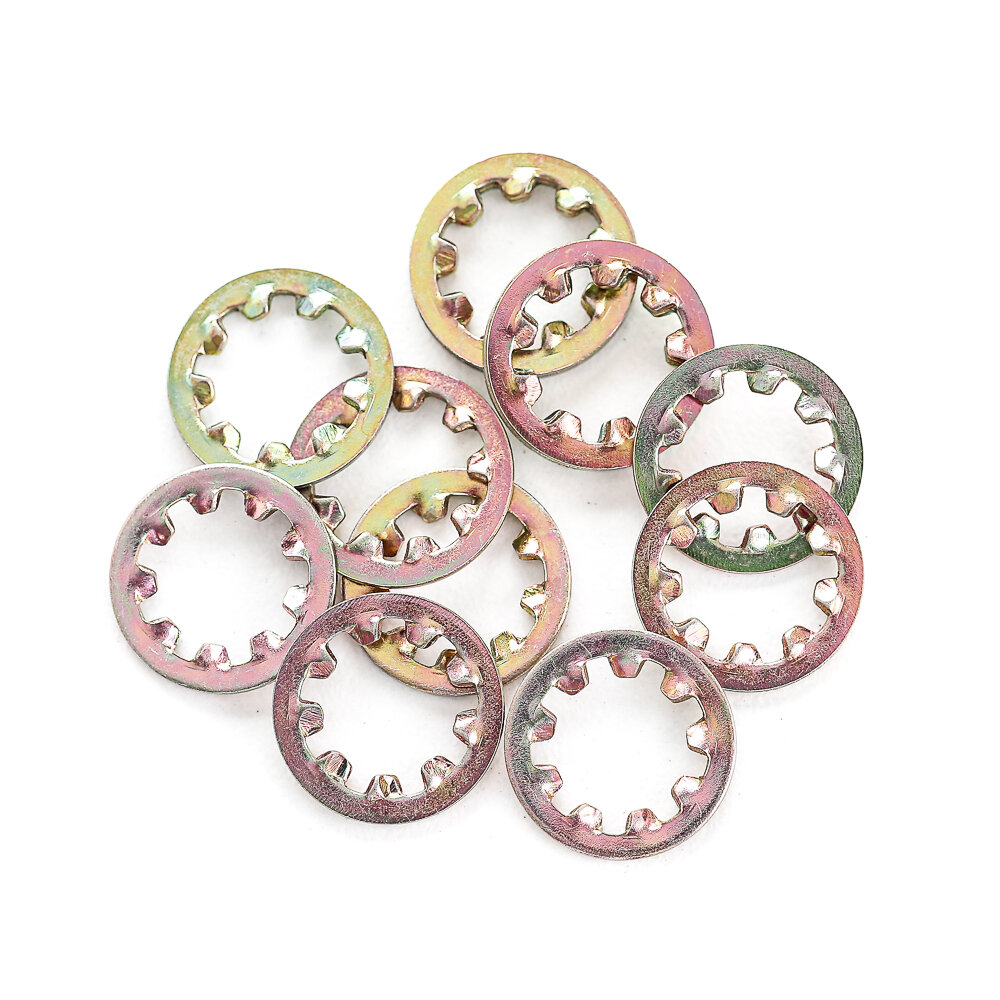 Arruela dentada para jack/potenciômetro 8 mm