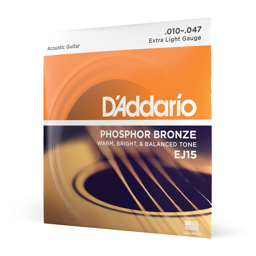 Encordoamento D'Addario violão aço EJ15 010