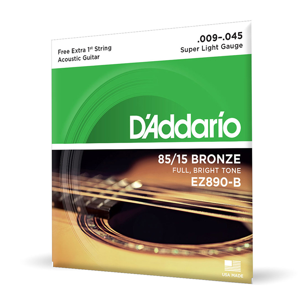 Encordoamento violão aço daddario 09