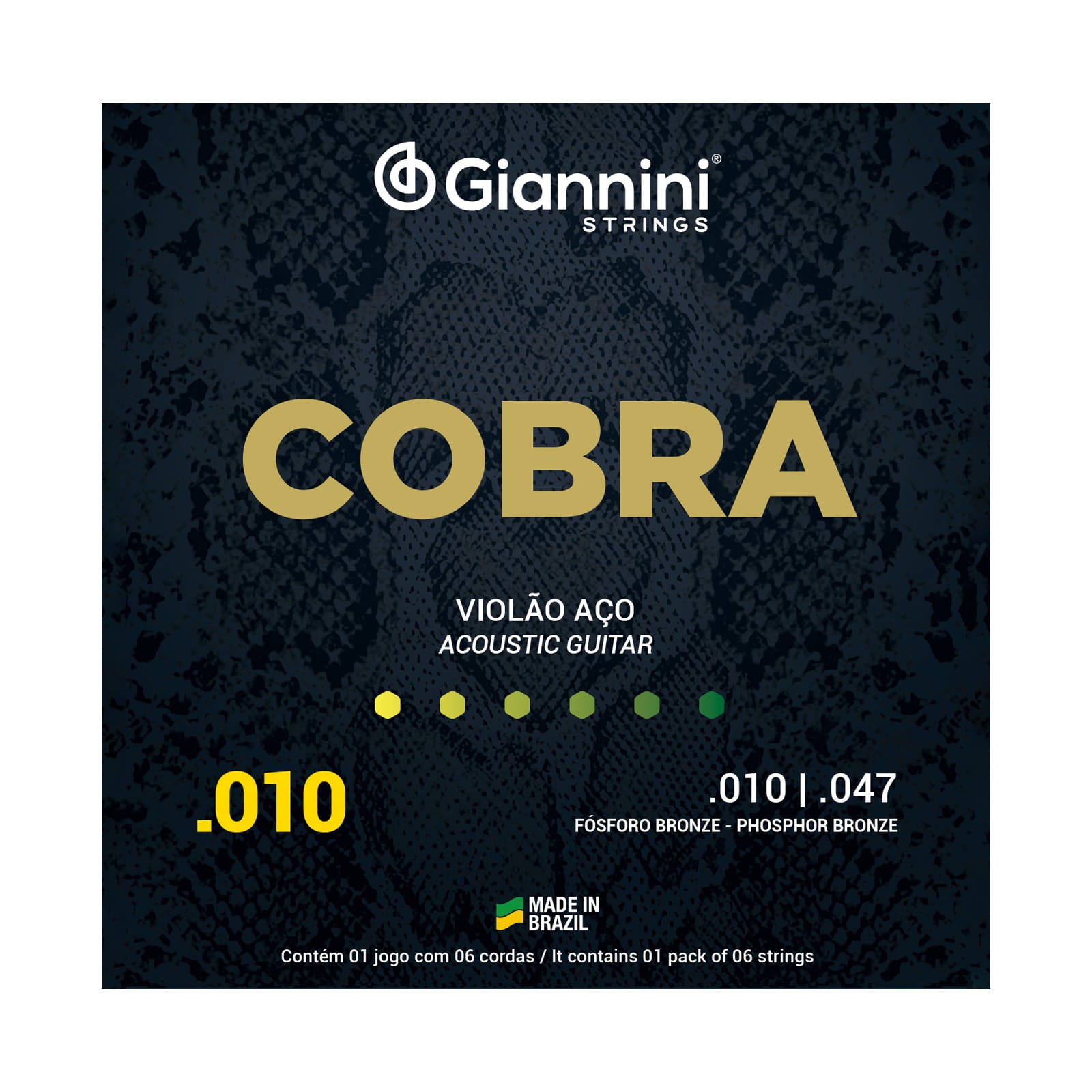 GEEFLEF-ENCORD. VIOLAO BRONZE FOSF 0.010" Giannini